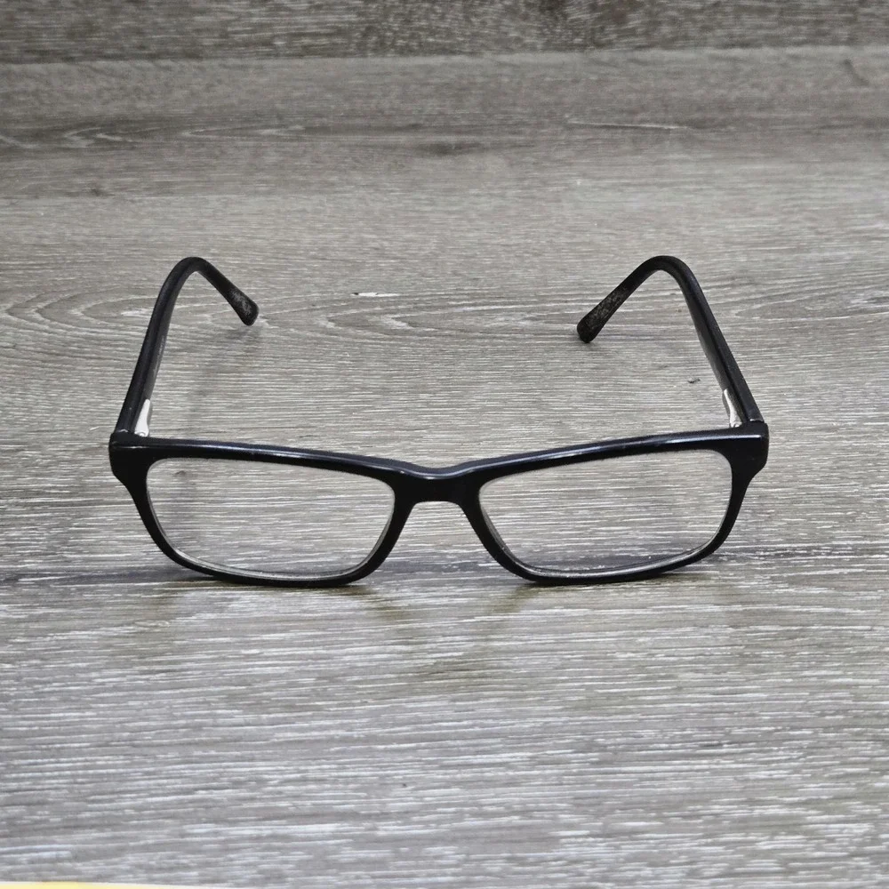 Enhance 3945 Eyeglass Frame Only Matte Black Rectangular Men's Large  55-16-140
